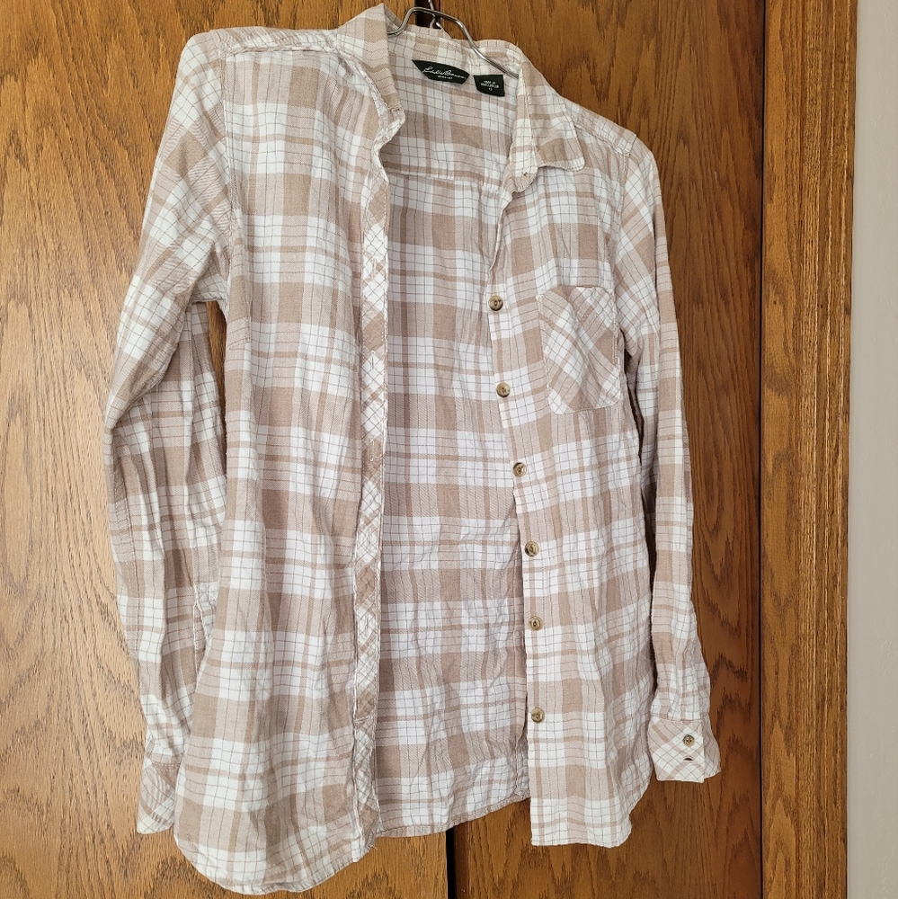 Eddie Bauer women's flannel shirt